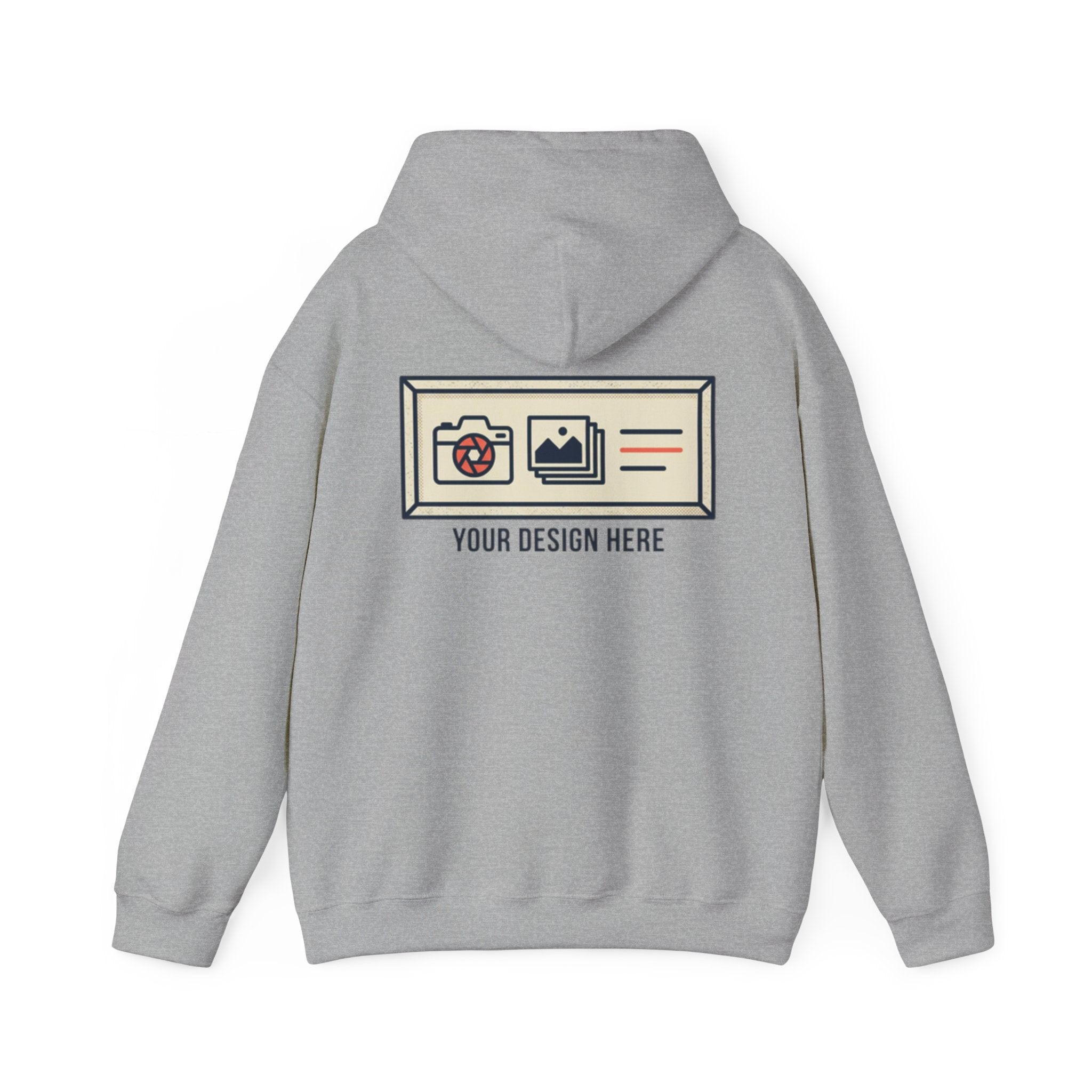 Hoodie — Custom Photo Strip Graphic "Your Design Here"