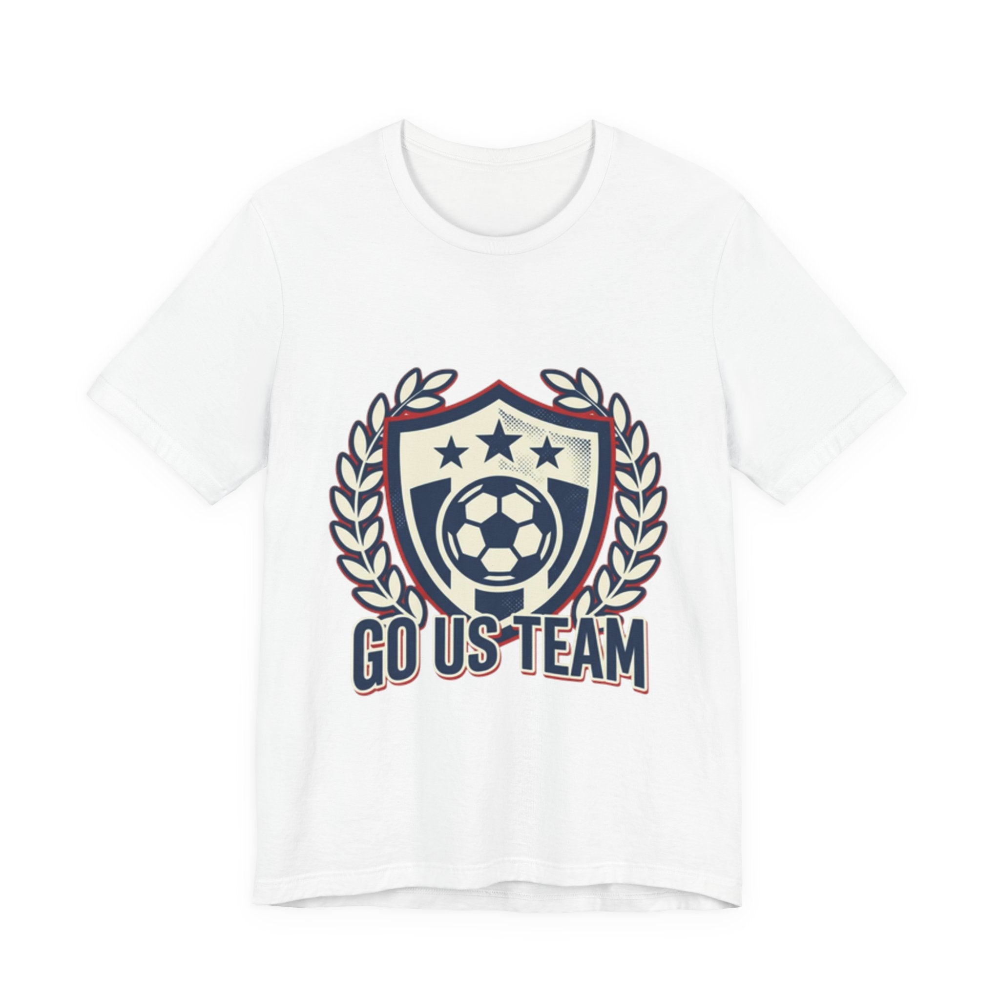Soccer Crest Tee - "Go US Team" Supporter T-Shirt