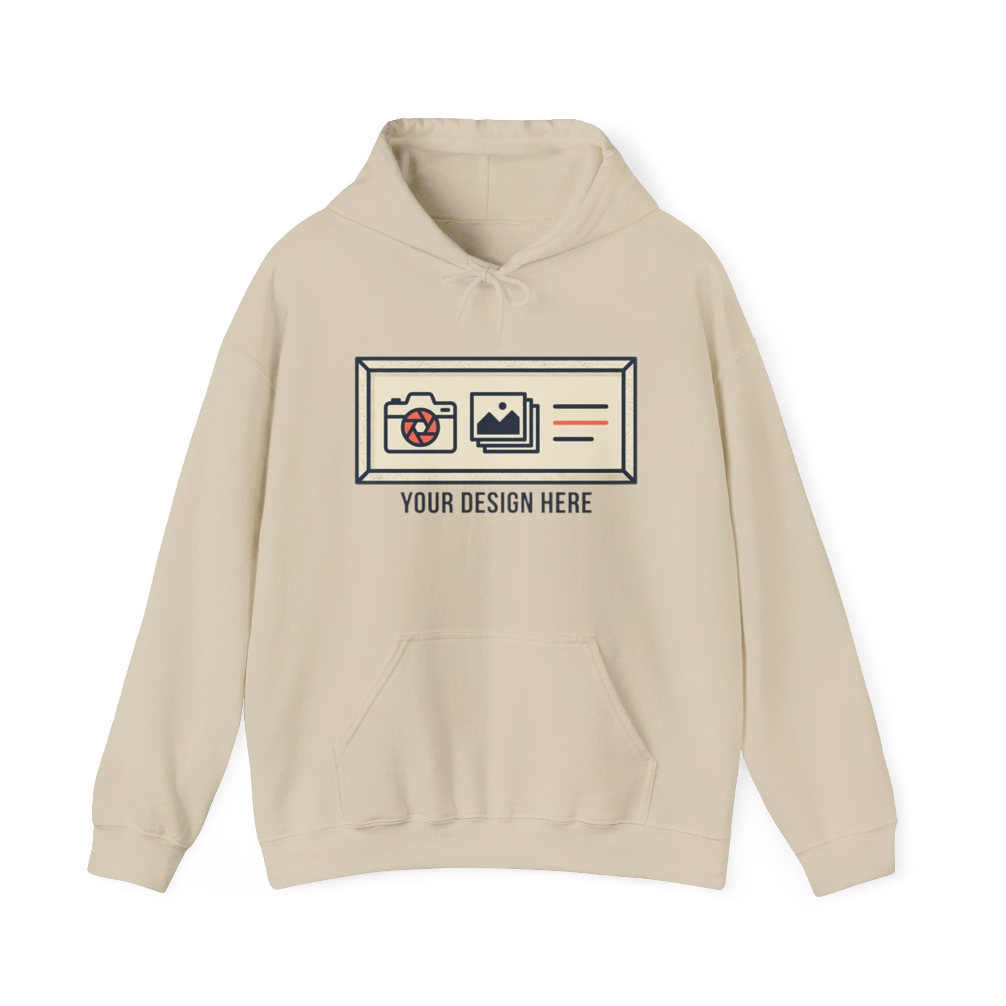 Hoodie — Custom Photo Strip Graphic "Your Design Here"
