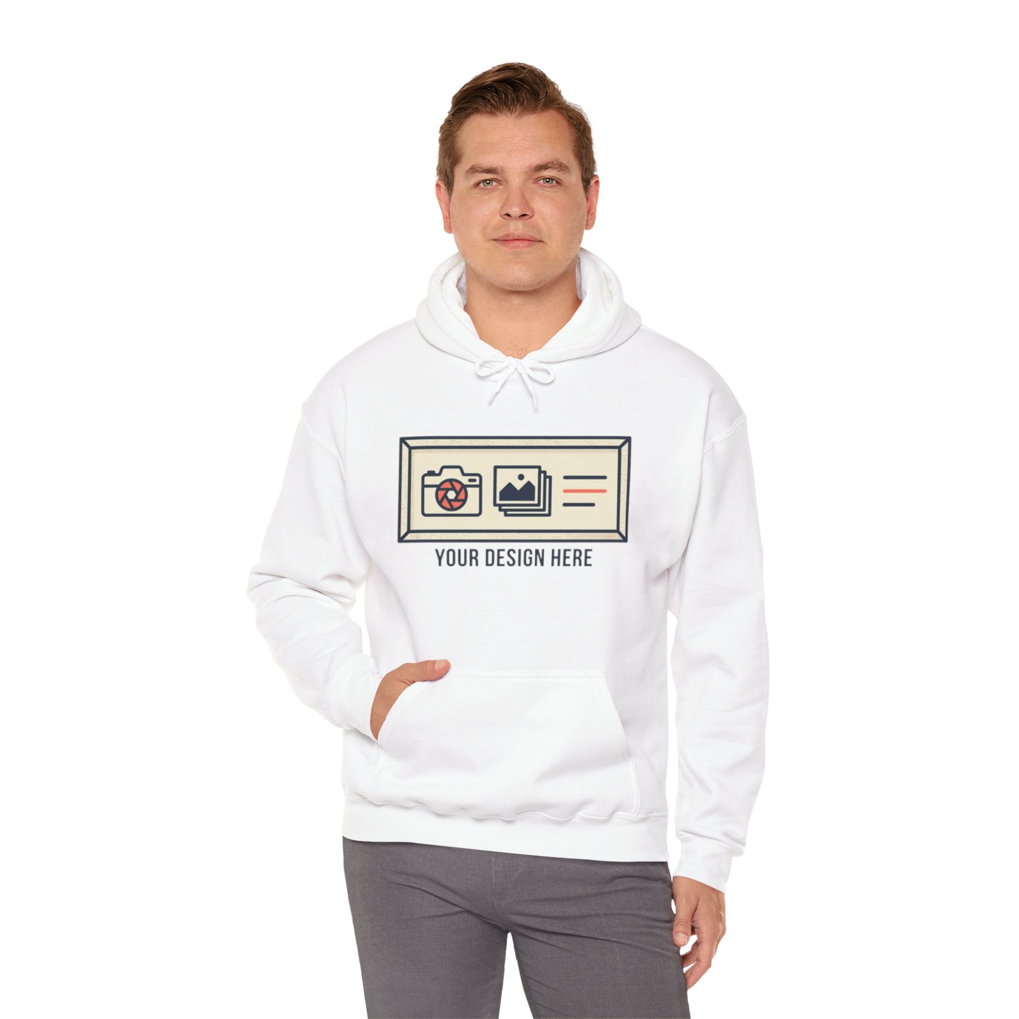 Hoodie — Custom Photo Strip Graphic "Your Design Here"