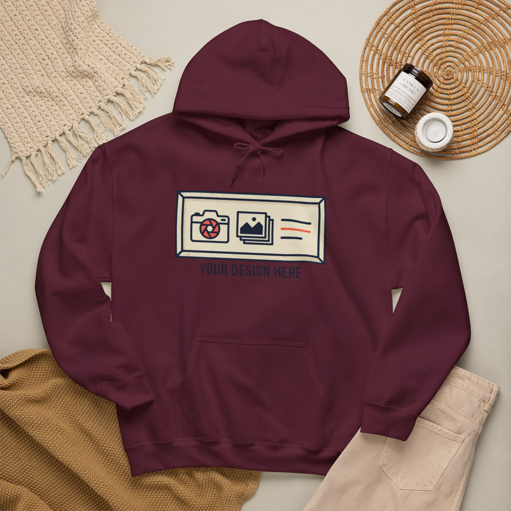 Hoodie — Custom Photo Strip Graphic "Your Design Here"