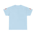 American Flag Sleeve T-Shirt — Patriotic White Cotton Tee