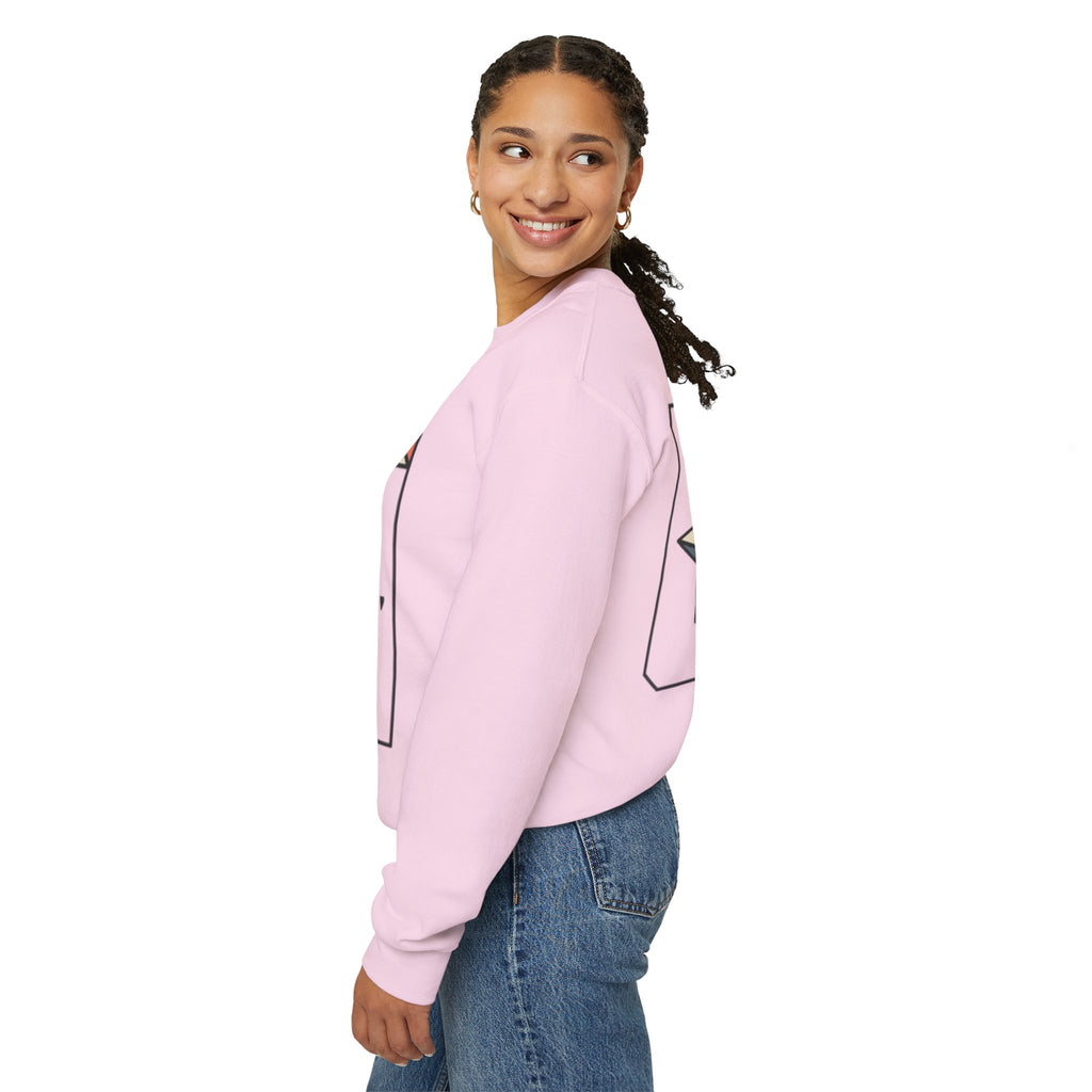 Paper Plane Graphic Sweatshirt — "Your Design" Minimal Retro Crewneck