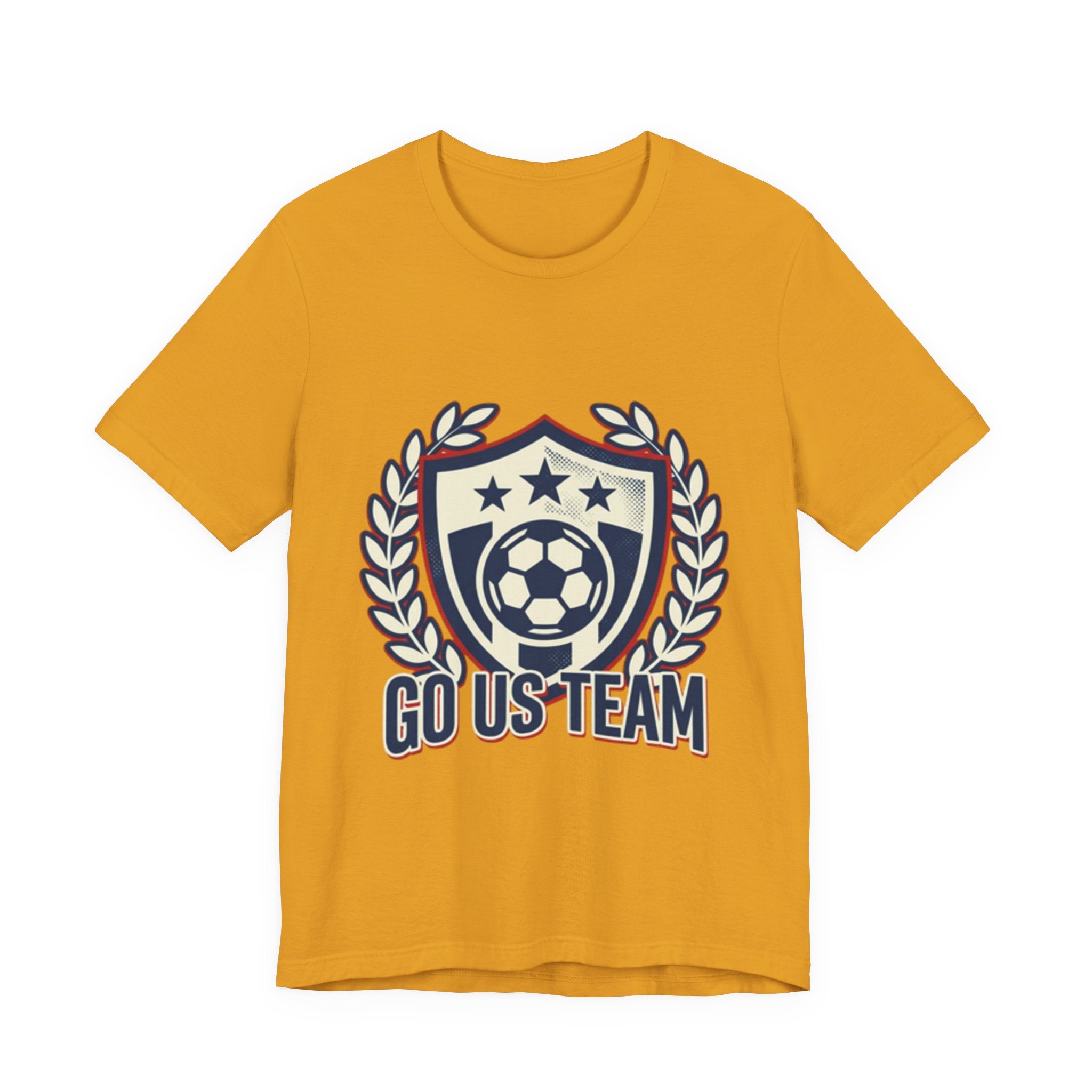 Soccer Crest Tee - "Go US Team" Supporter T-Shirt