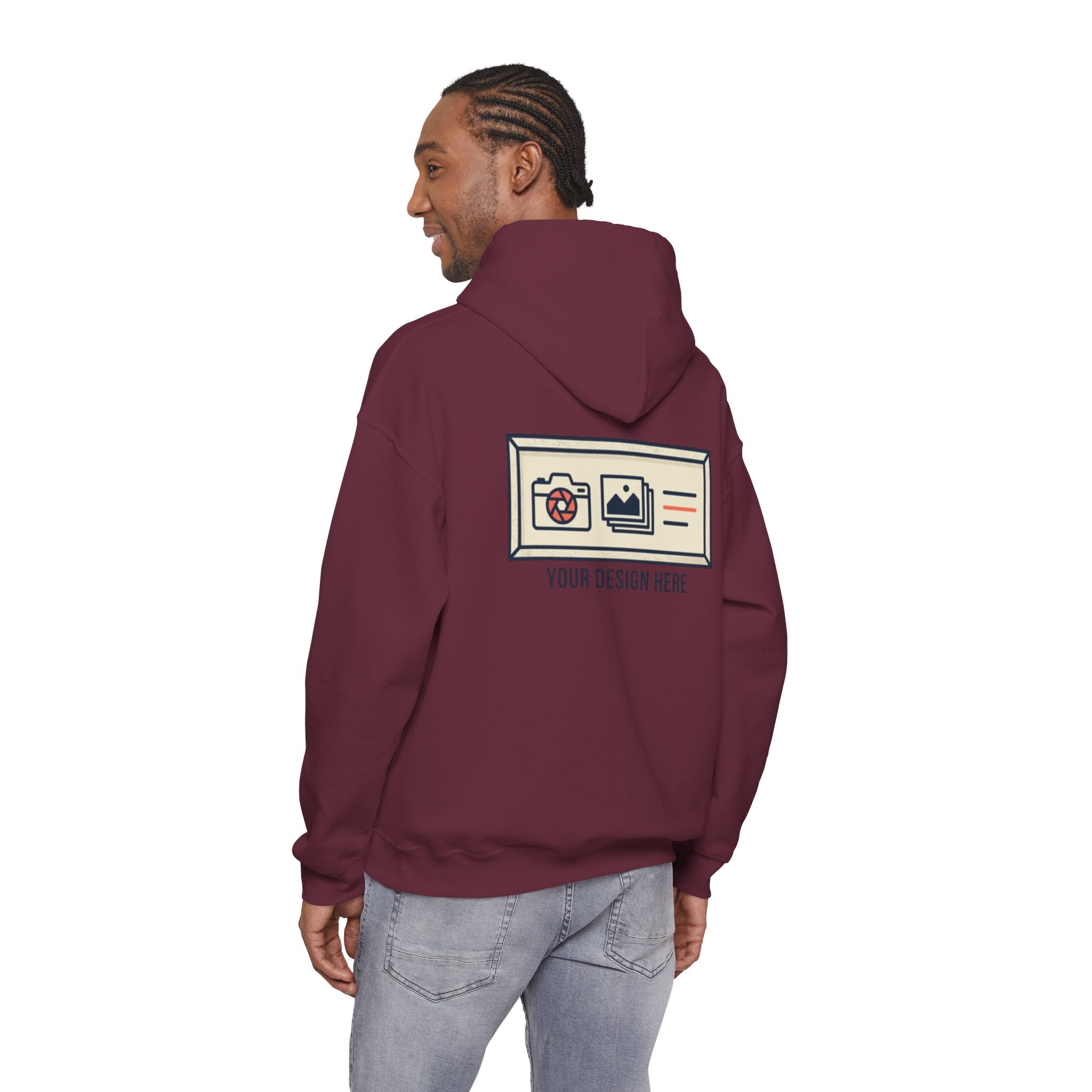 Hoodie — Custom Photo Strip Graphic "Your Design Here"
