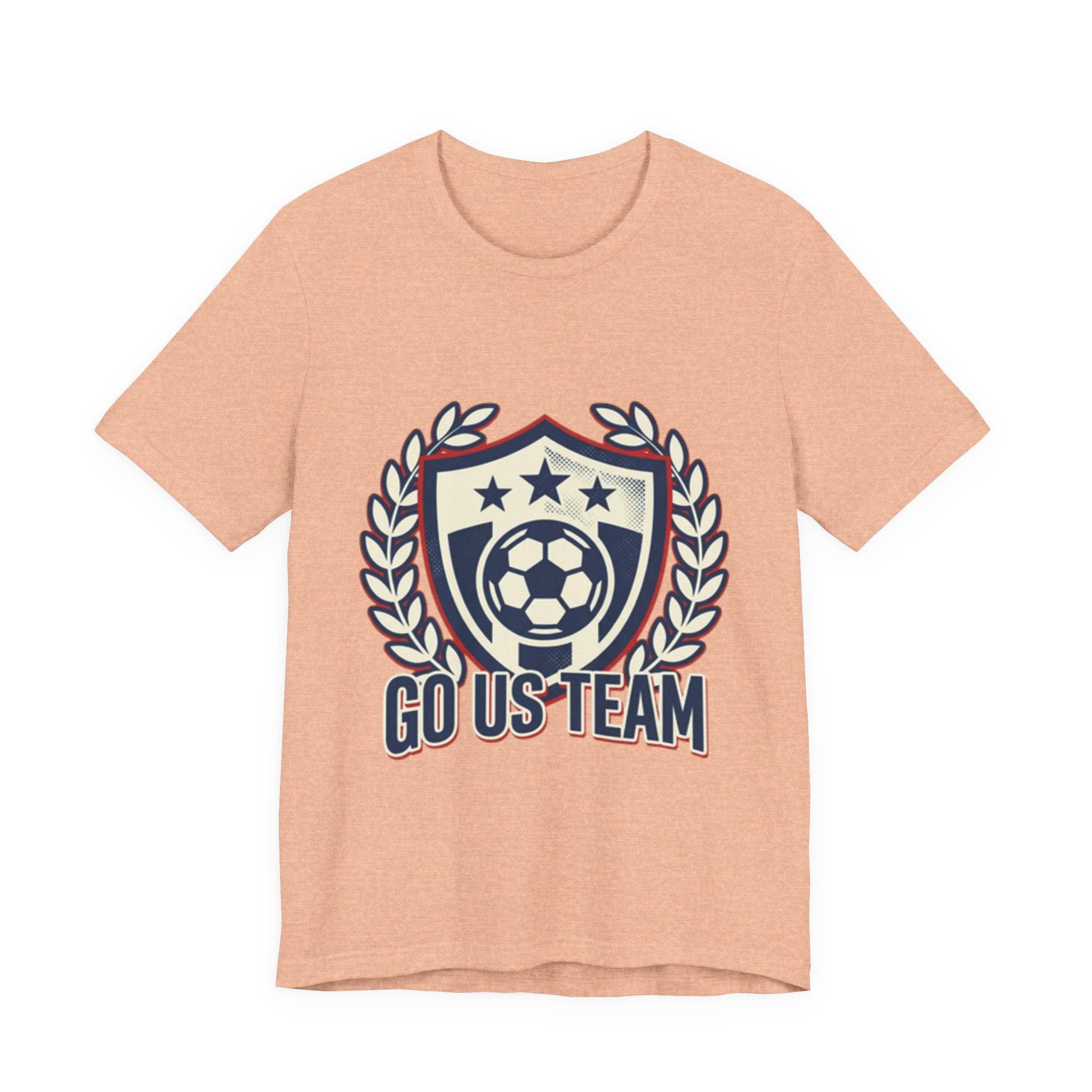 Soccer Crest Tee - "Go US Team" Supporter T-Shirt
