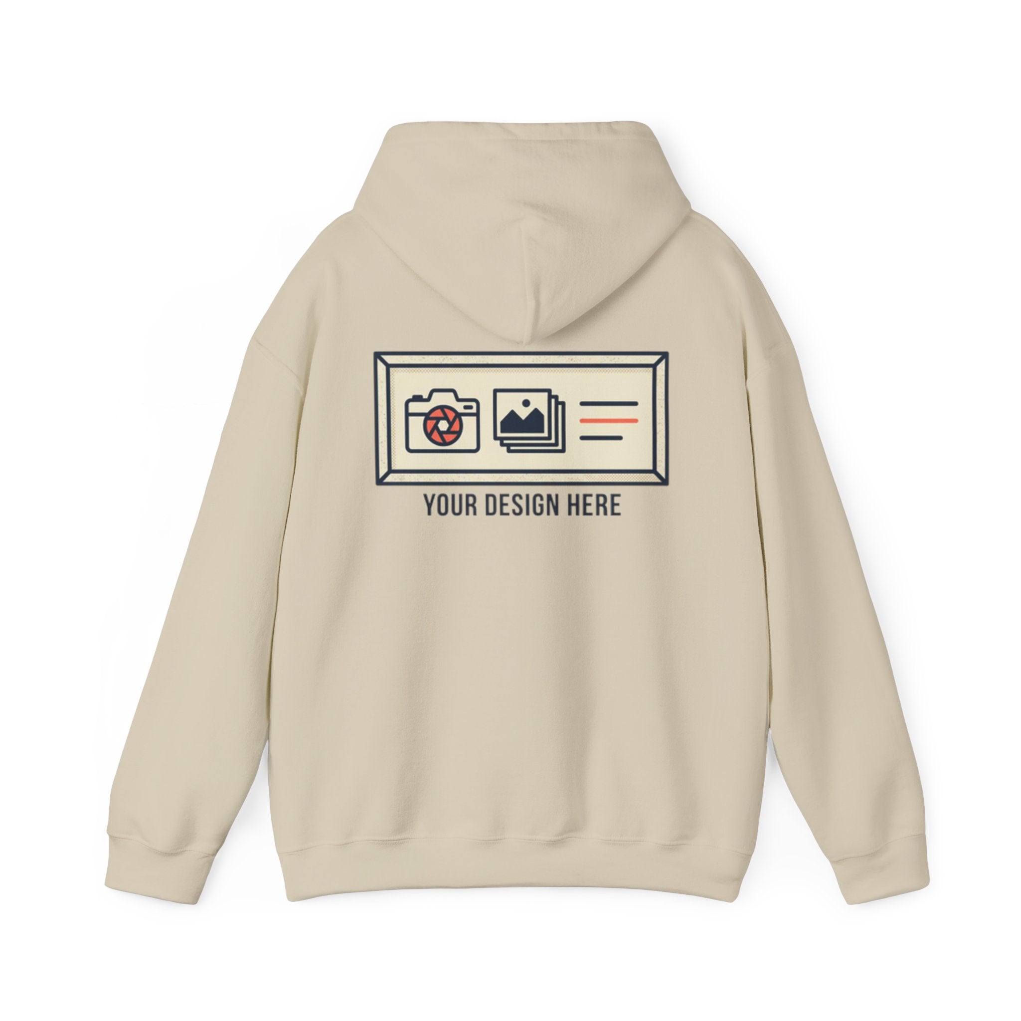 Hoodie — Custom Photo Strip Graphic "Your Design Here"