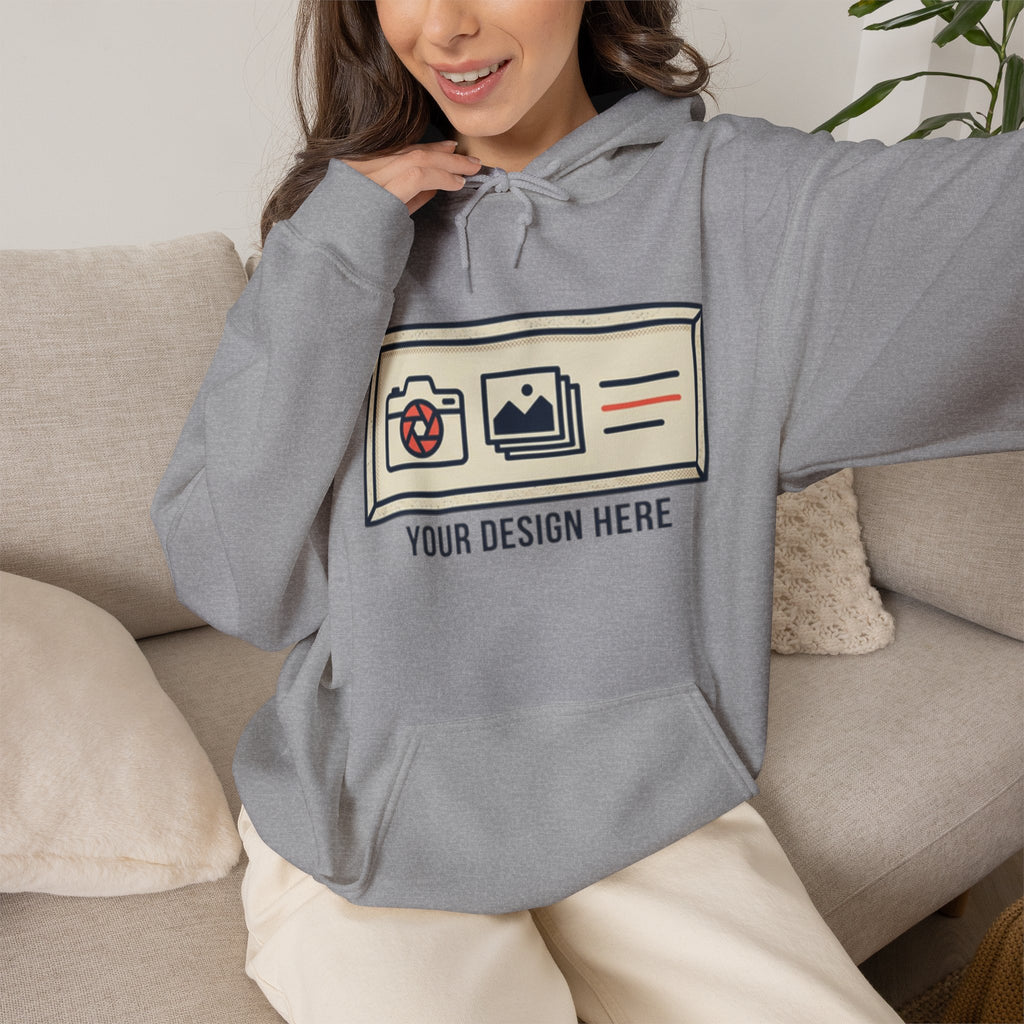 Hoodie — Custom Photo Strip Graphic "Your Design Here"