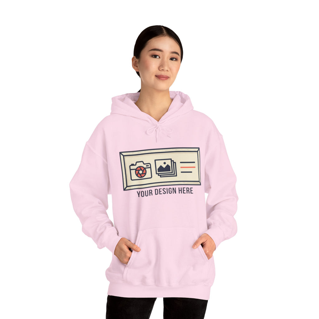 Hoodie — Custom Photo Strip Graphic "Your Design Here"
