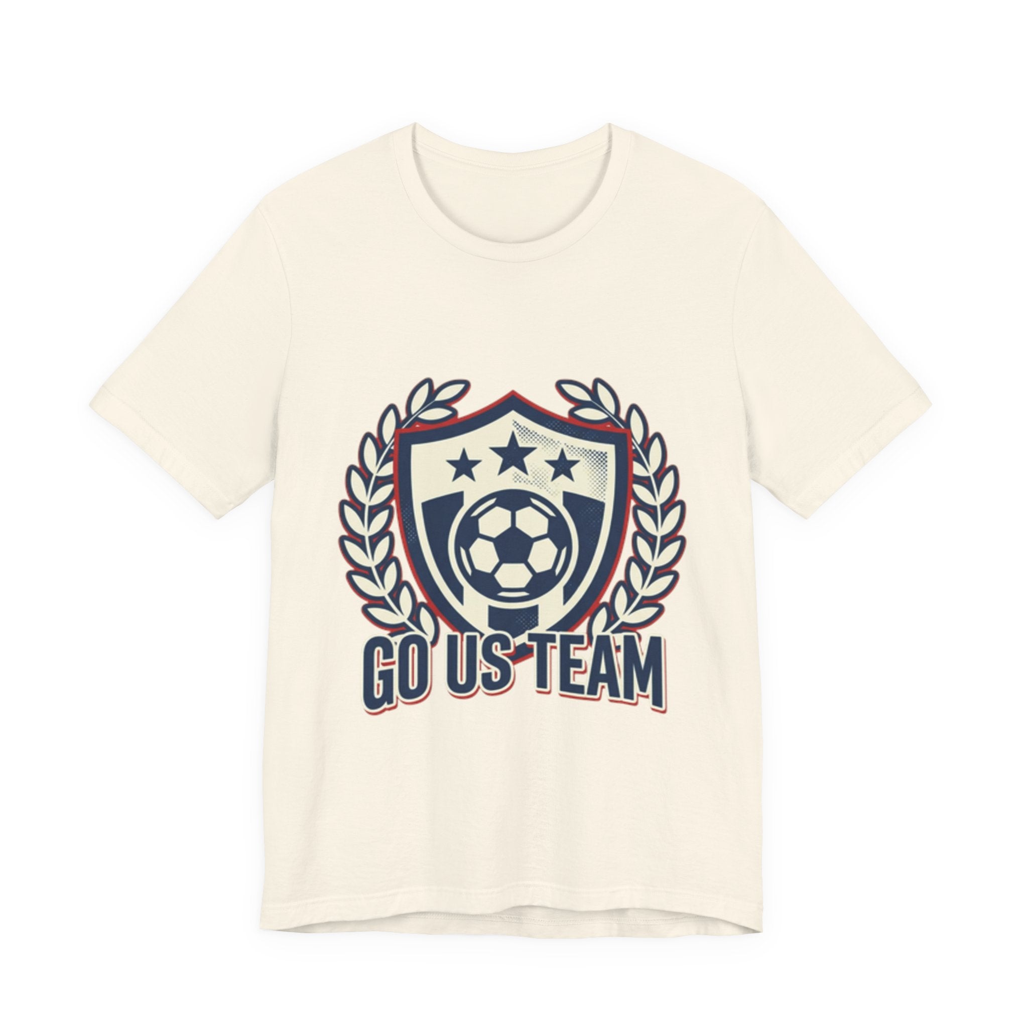 Soccer Crest Tee - "Go US Team" Supporter T-Shirt