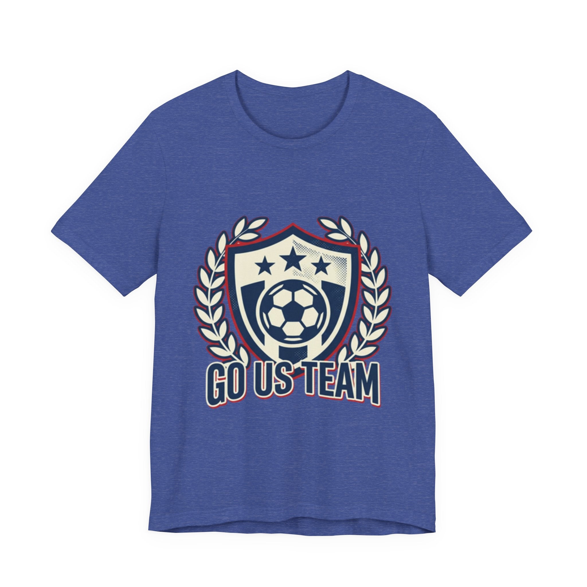 Soccer Crest Tee - "Go US Team" Supporter T-Shirt