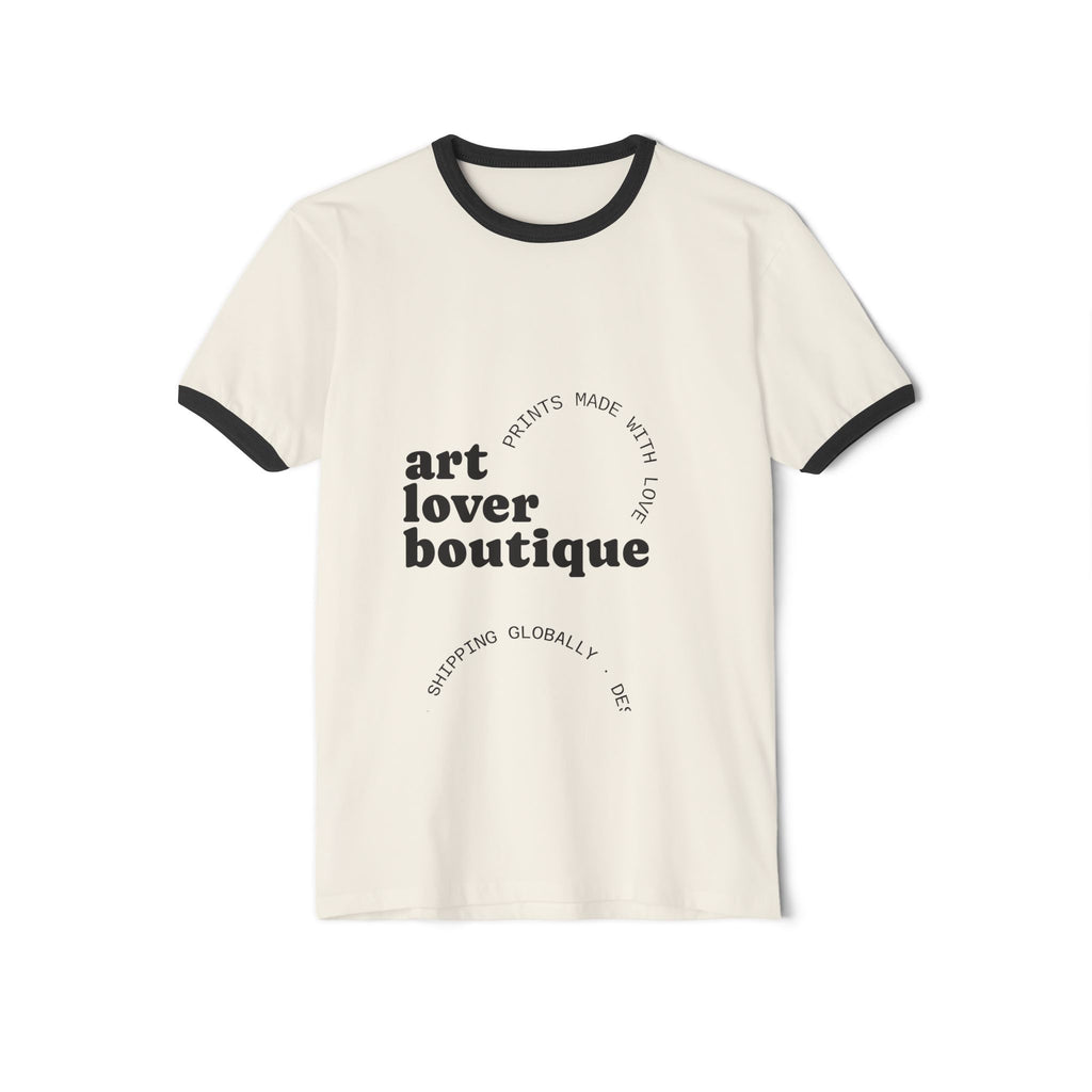 Ringer T-Shirt — KidTenX Official Colorful Logo Tee (Art Lover Boutique)