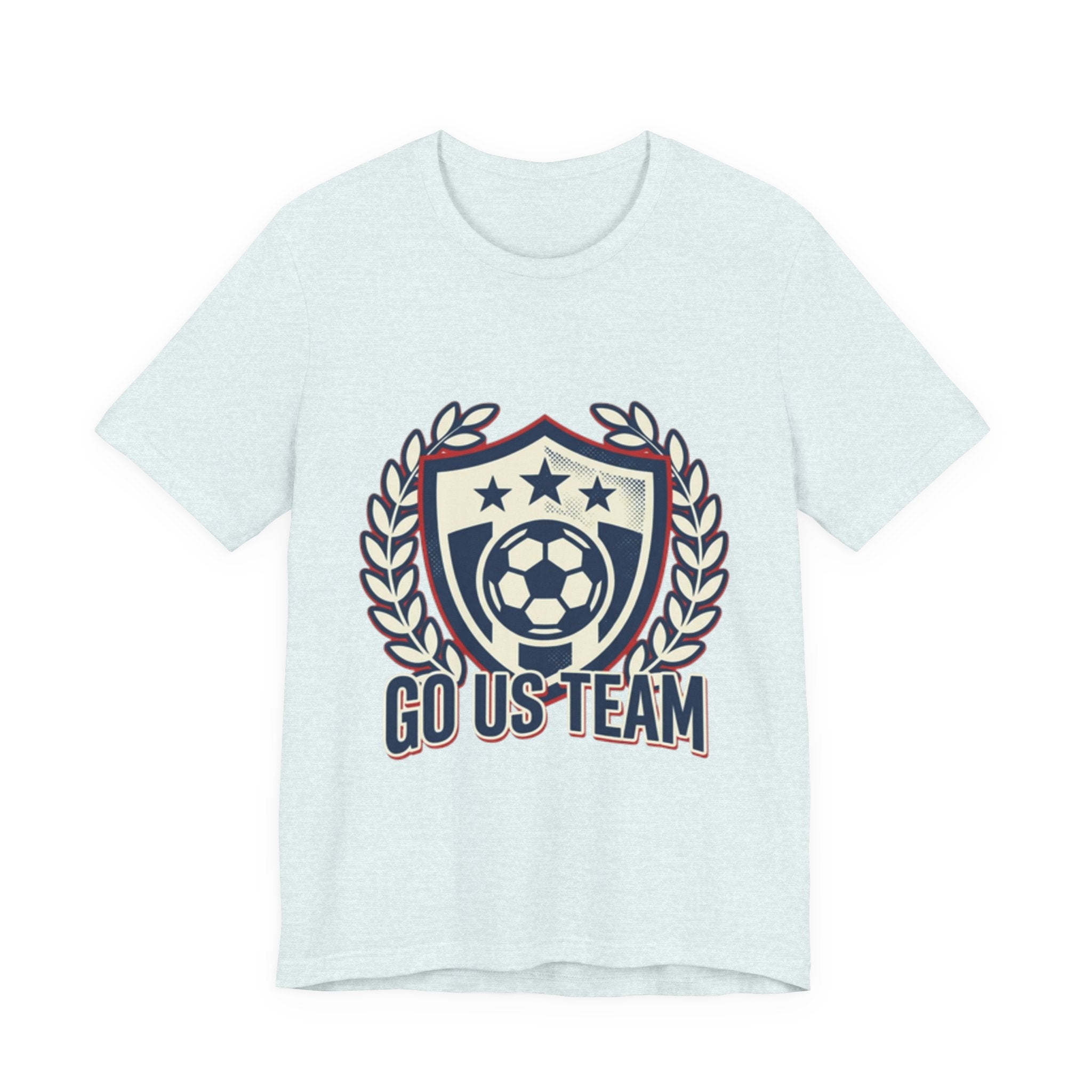 Soccer Crest Tee - "Go US Team" Supporter T-Shirt