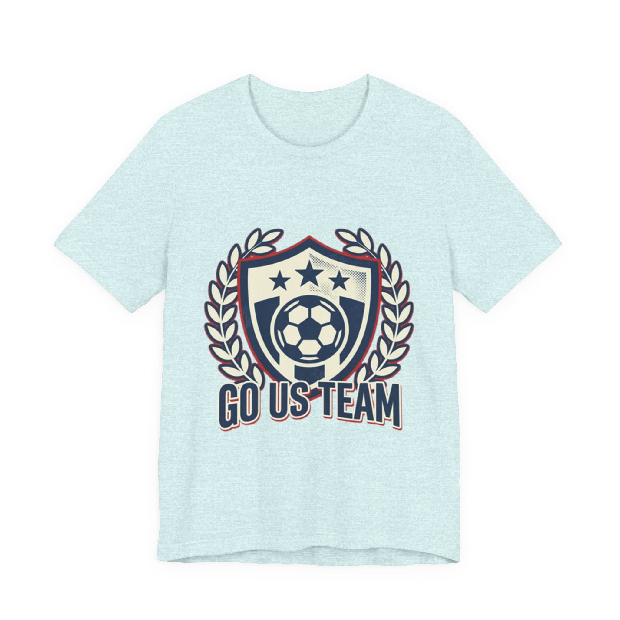 Soccer Crest Tee - "Go US Team" Supporter T-Shirt