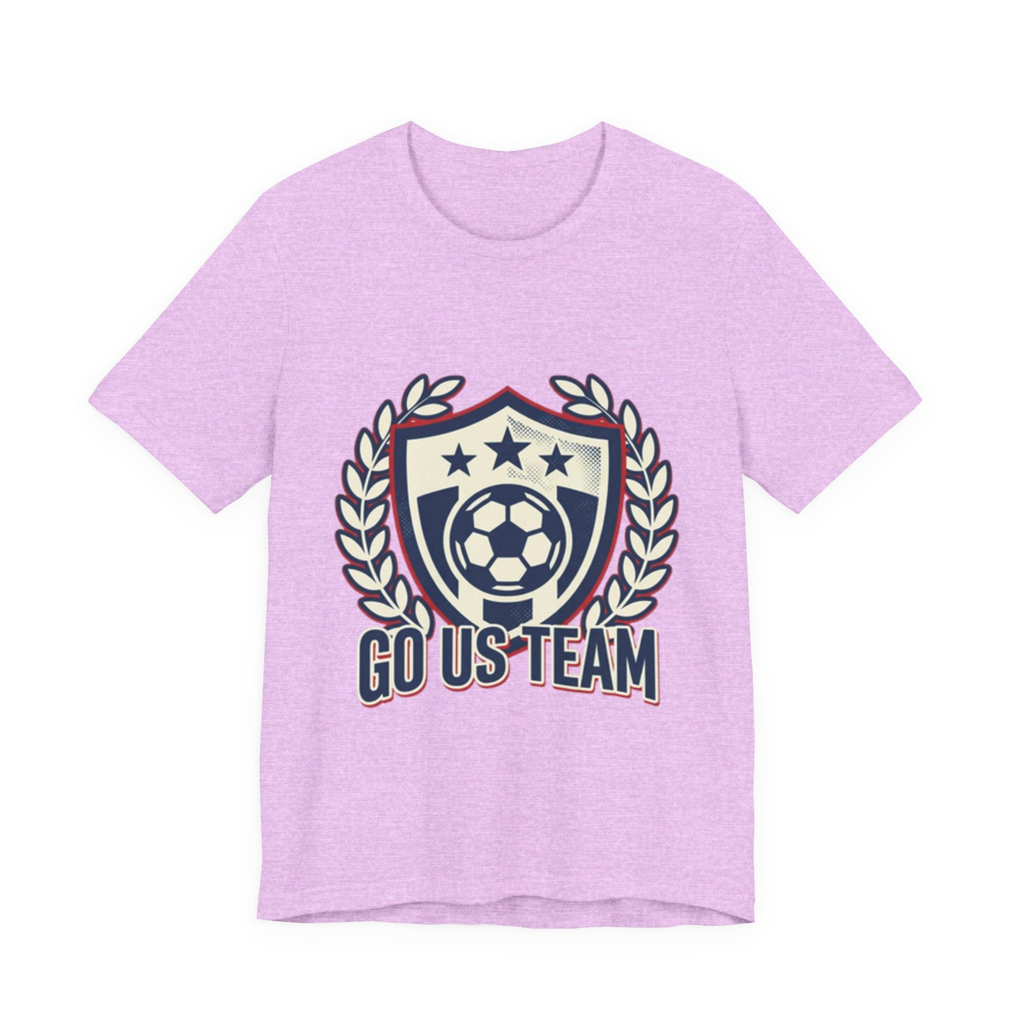 Soccer Crest Tee - "Go US Team" Supporter T-Shirt
