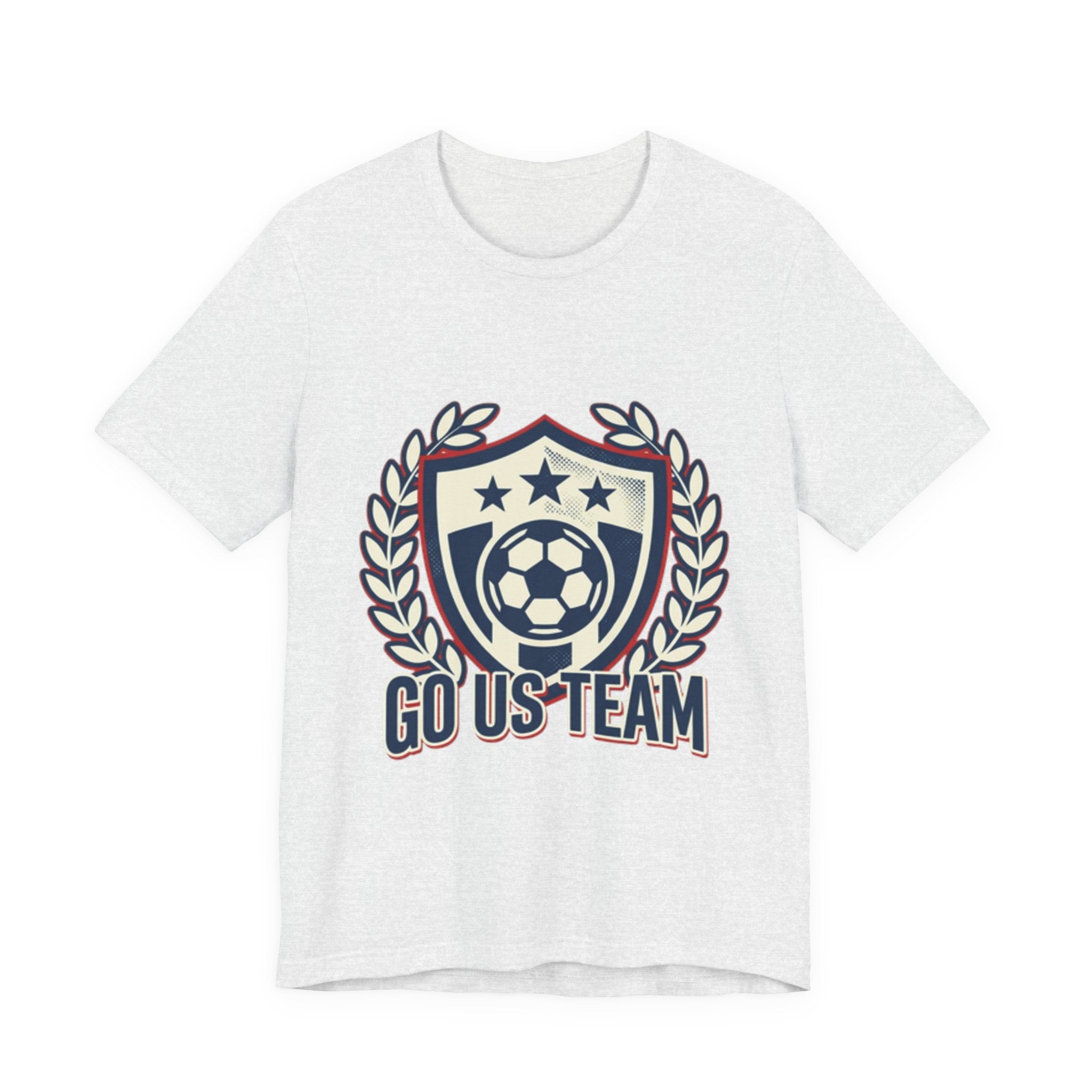 Soccer Crest Tee - "Go US Team" Supporter T-Shirt