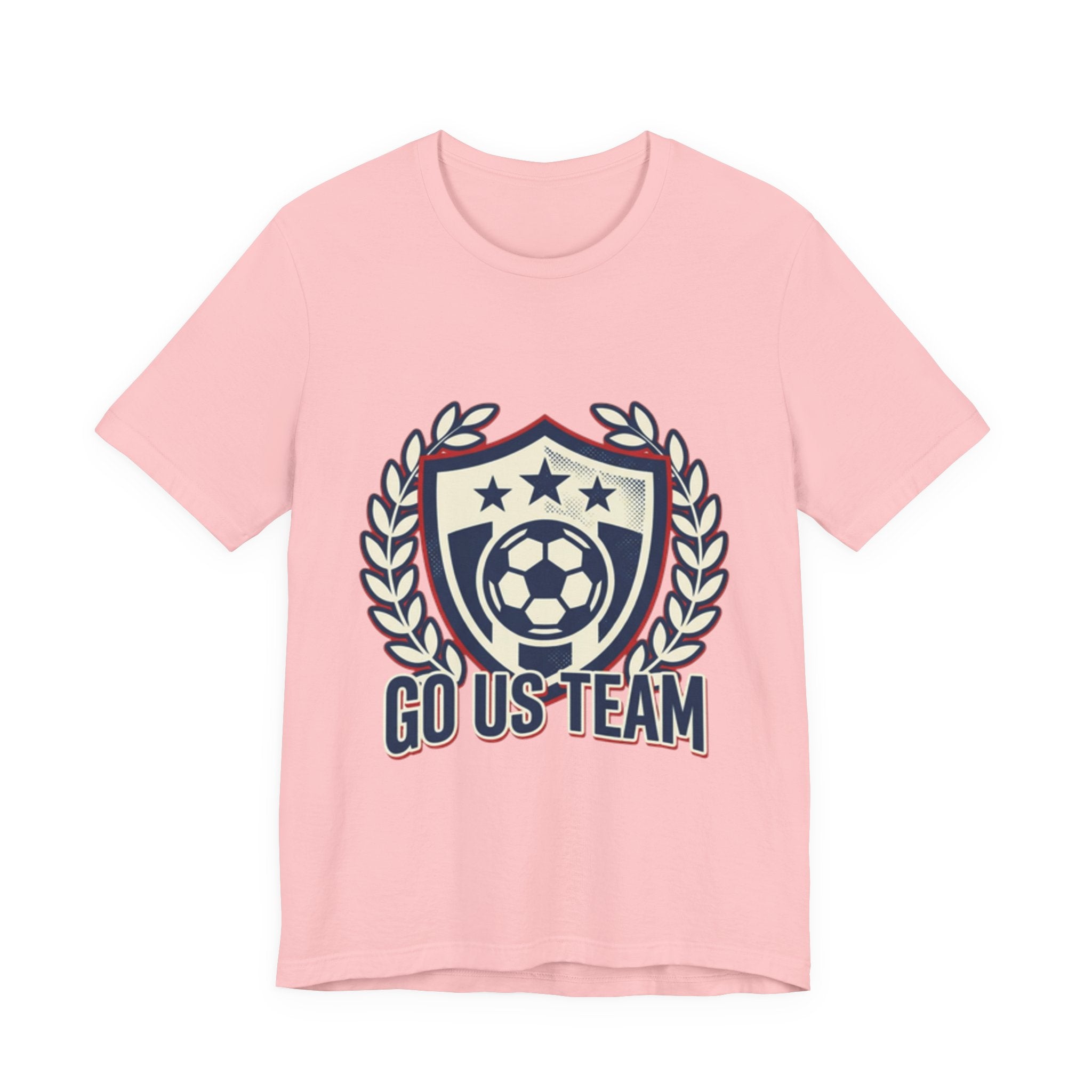 Soccer Crest Tee - "Go US Team" Supporter T-Shirt