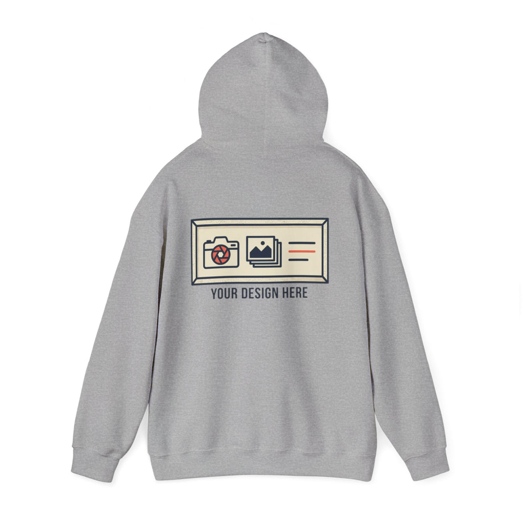 Hoodie — Custom Photo Strip Graphic "Your Design Here"