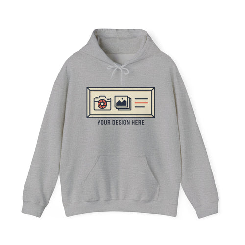 Hoodie — Custom Photo Strip Graphic "Your Design Here"