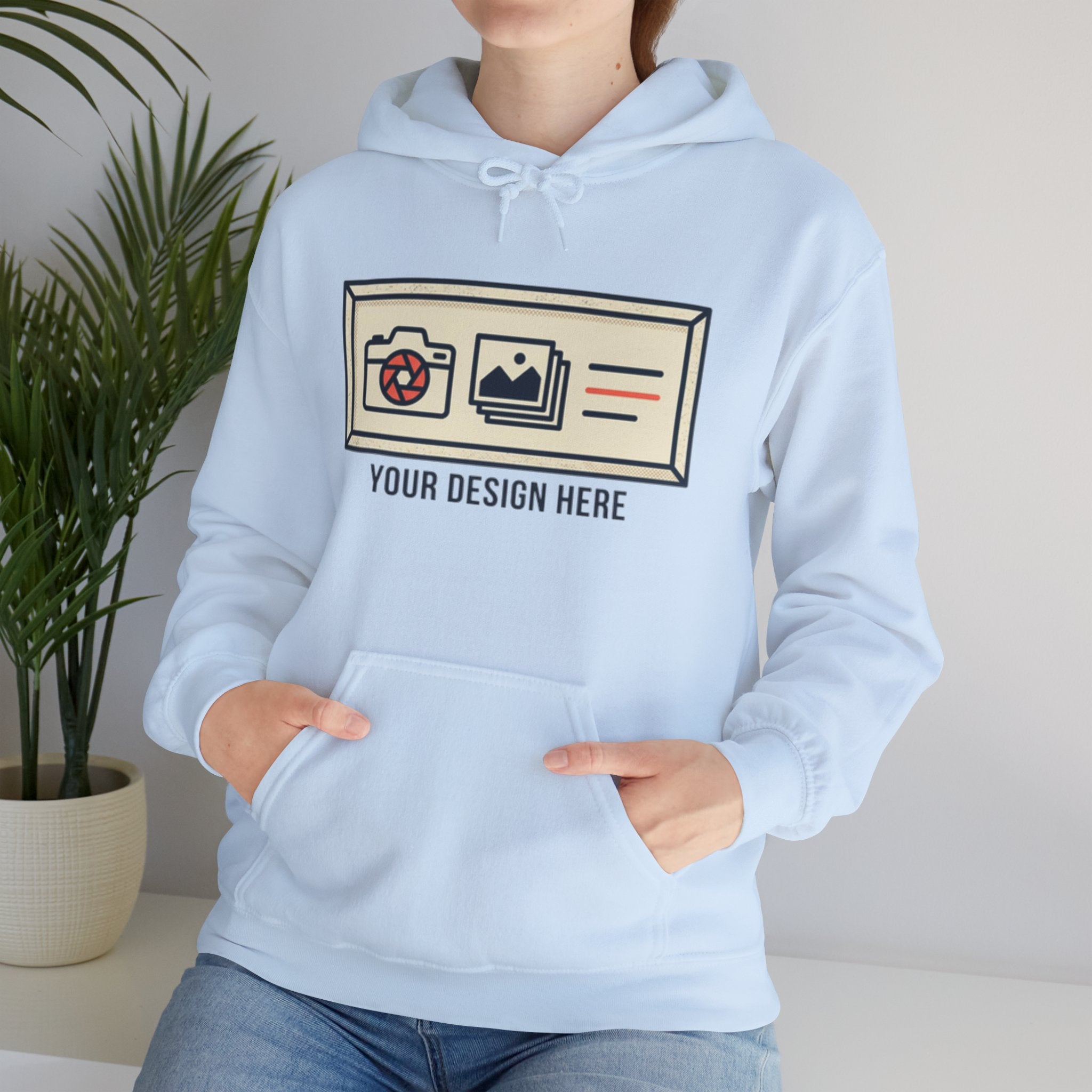 Hoodie — Custom Photo Strip Graphic "Your Design Here"